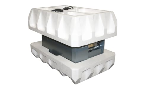 Molded expanded polystyrene protective packaging example
