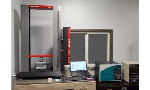 Testing equipment in Cellofoam's laboratory