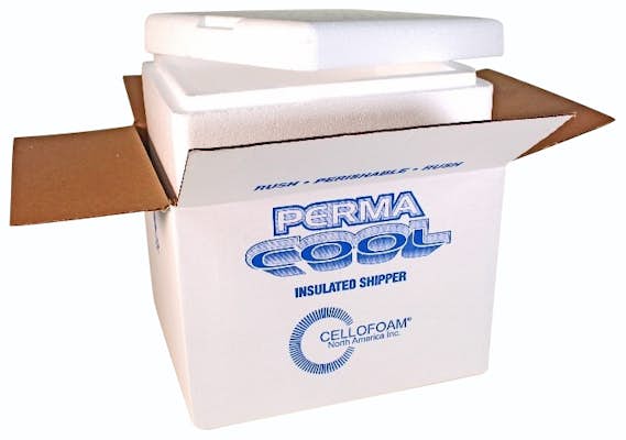 Foam Coolers Shippers for Cold Chain Food Shipping